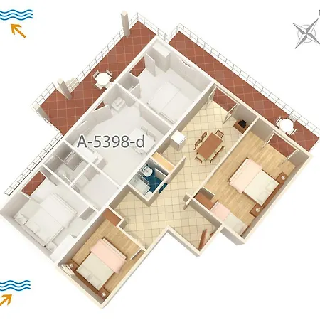 Apartments And Rooms With Parking Space Njivice, Krk - 5398 Guest house Njivice