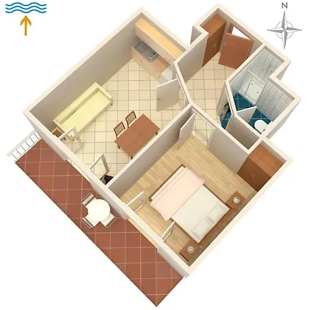 Guest house Apartments And Rooms With Parking Space Njivice, Krk - 5398 Njivice